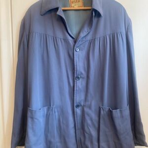 1950s Blue Hollywood Gab Jacket